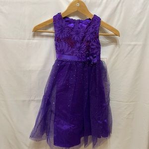 Girls purple dress